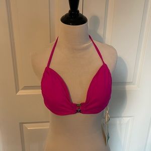 NWT Eco Swim by aqua green bikini top